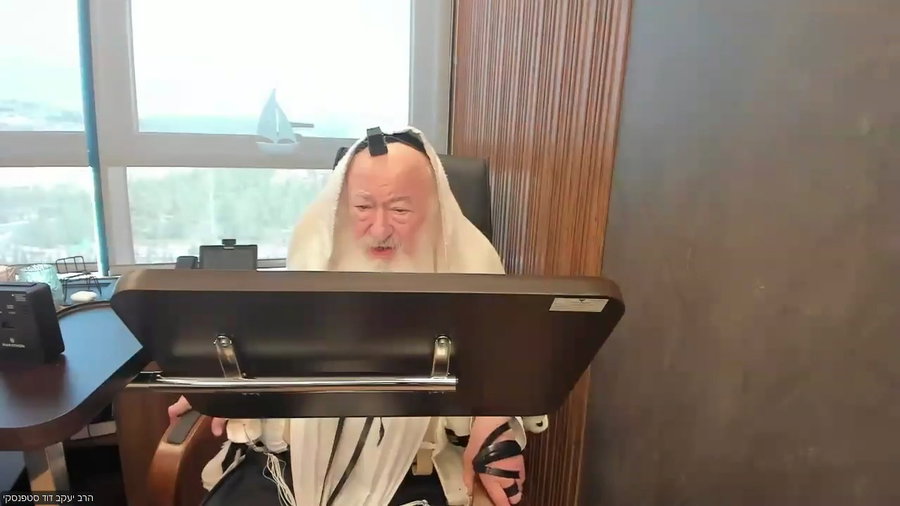 הרב יעקב דוד סטפנסקי בשיעור על מסכת שבת