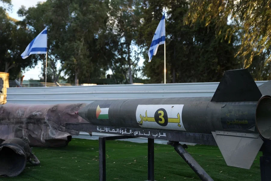 חלק מהאמל"ח בשטח התצוגה