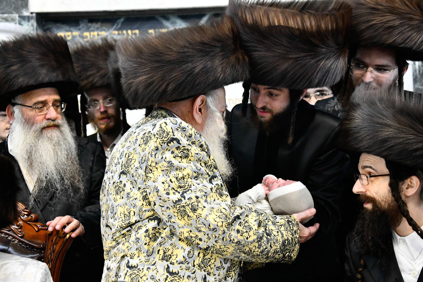 שמחת הפדיון הבן בחצרות ויז'ניץ - סאטמר - דעעש 