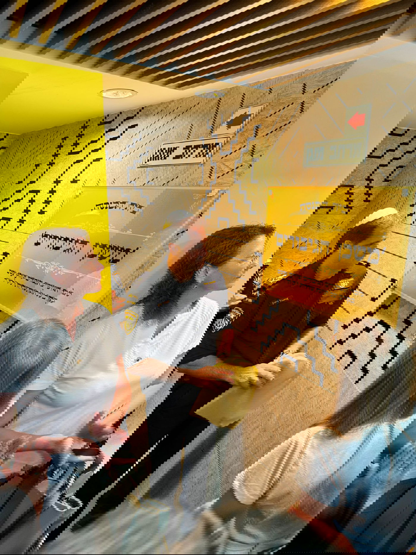 טקס חנוכת בית הכנסת בתחנת המשטרה בשדרות