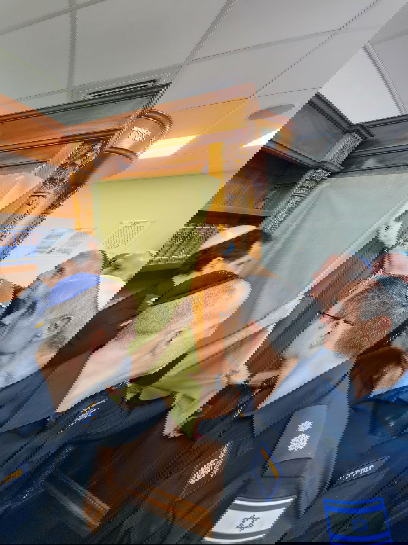 טקס חנוכת בית הכנסת בתחנת המשטרה בשדרות