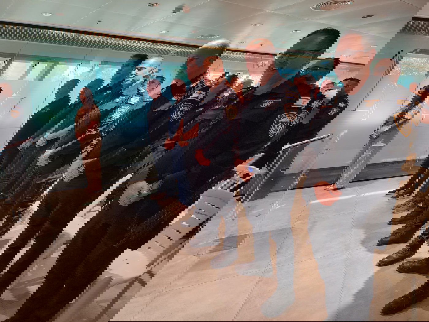 טקס חנוכת בית הכנסת בתחנת המשטרה בשדרות