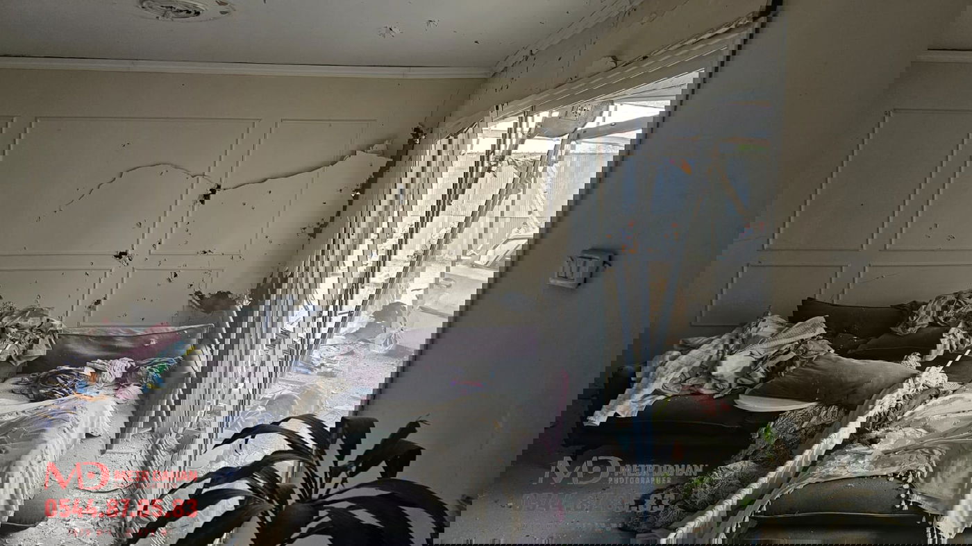 זירת הנפילה בכפר חב"ד