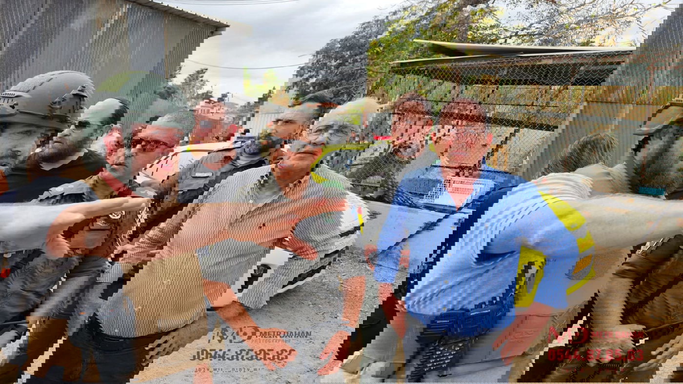 זירת הנפילה בכפר חב"ד