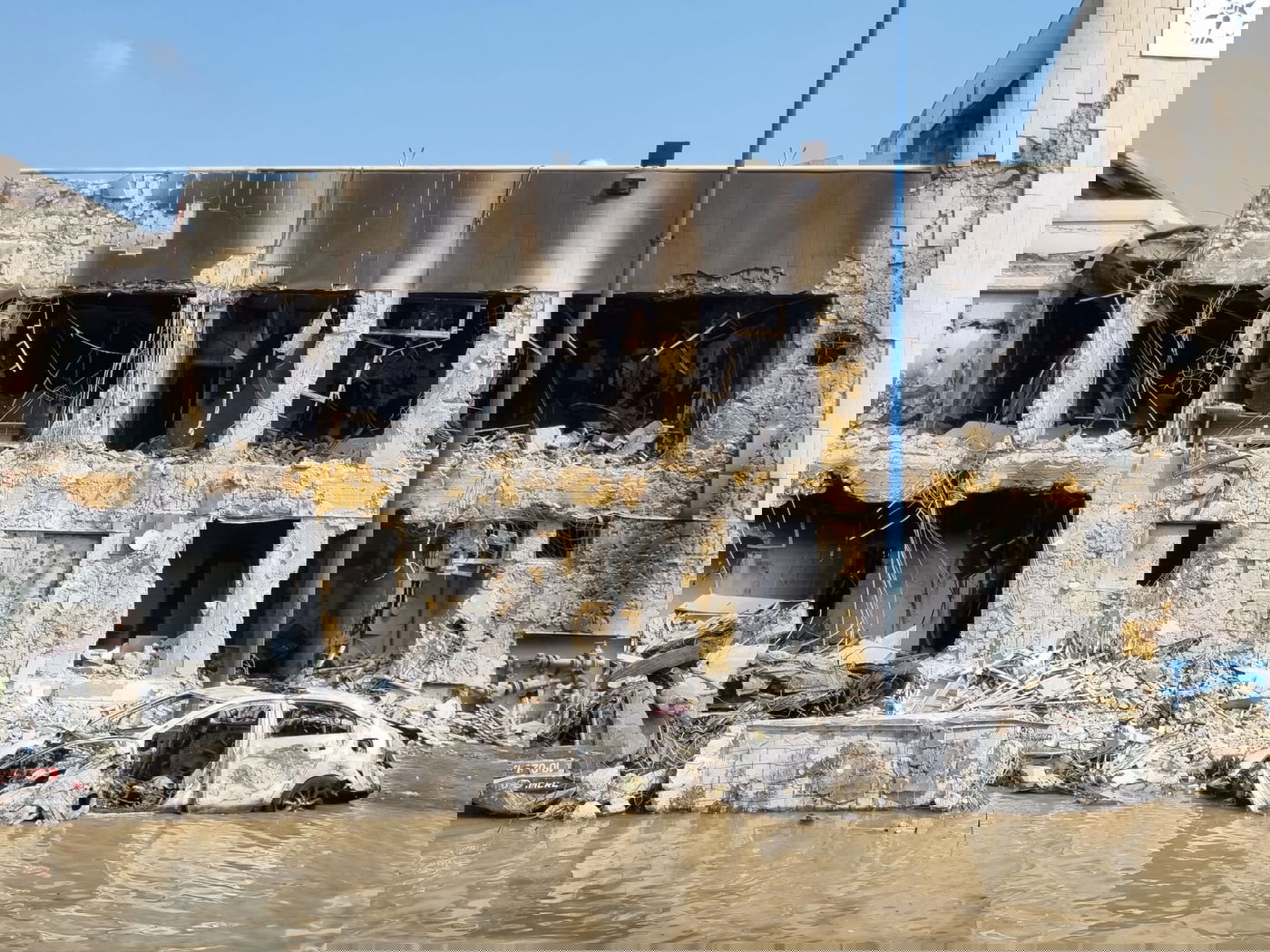 תחנת המשטרה בסוף הקרב בשדרות