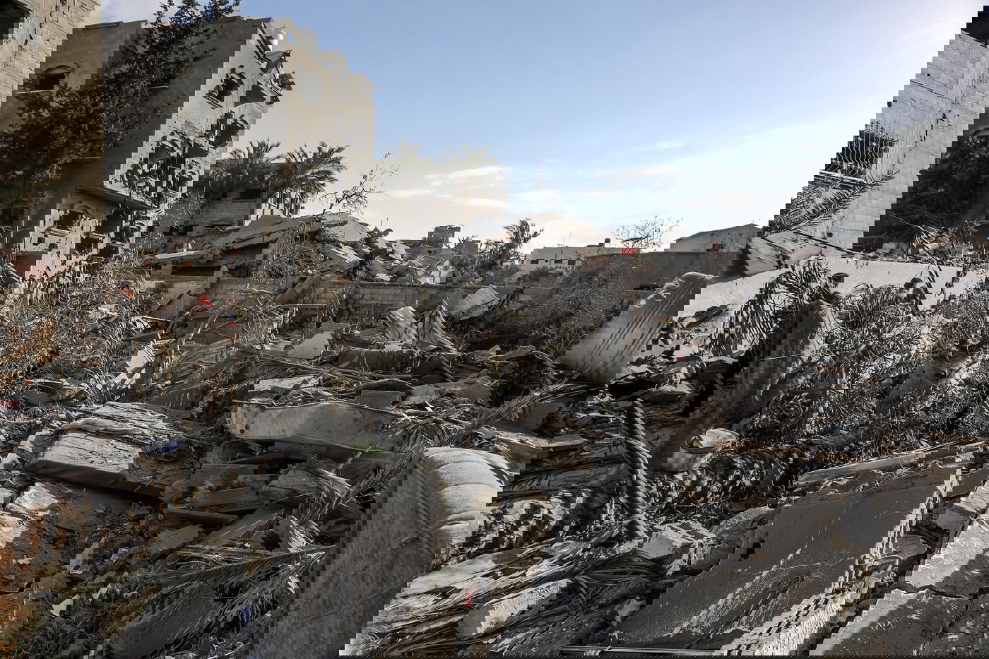 בתים חרבים בעזה