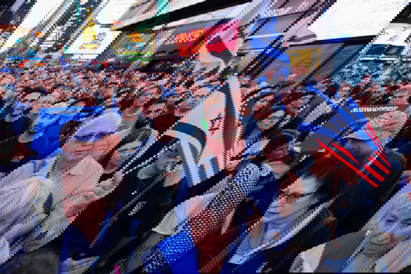 עצרת בטיימס סקוור, למען החטופים