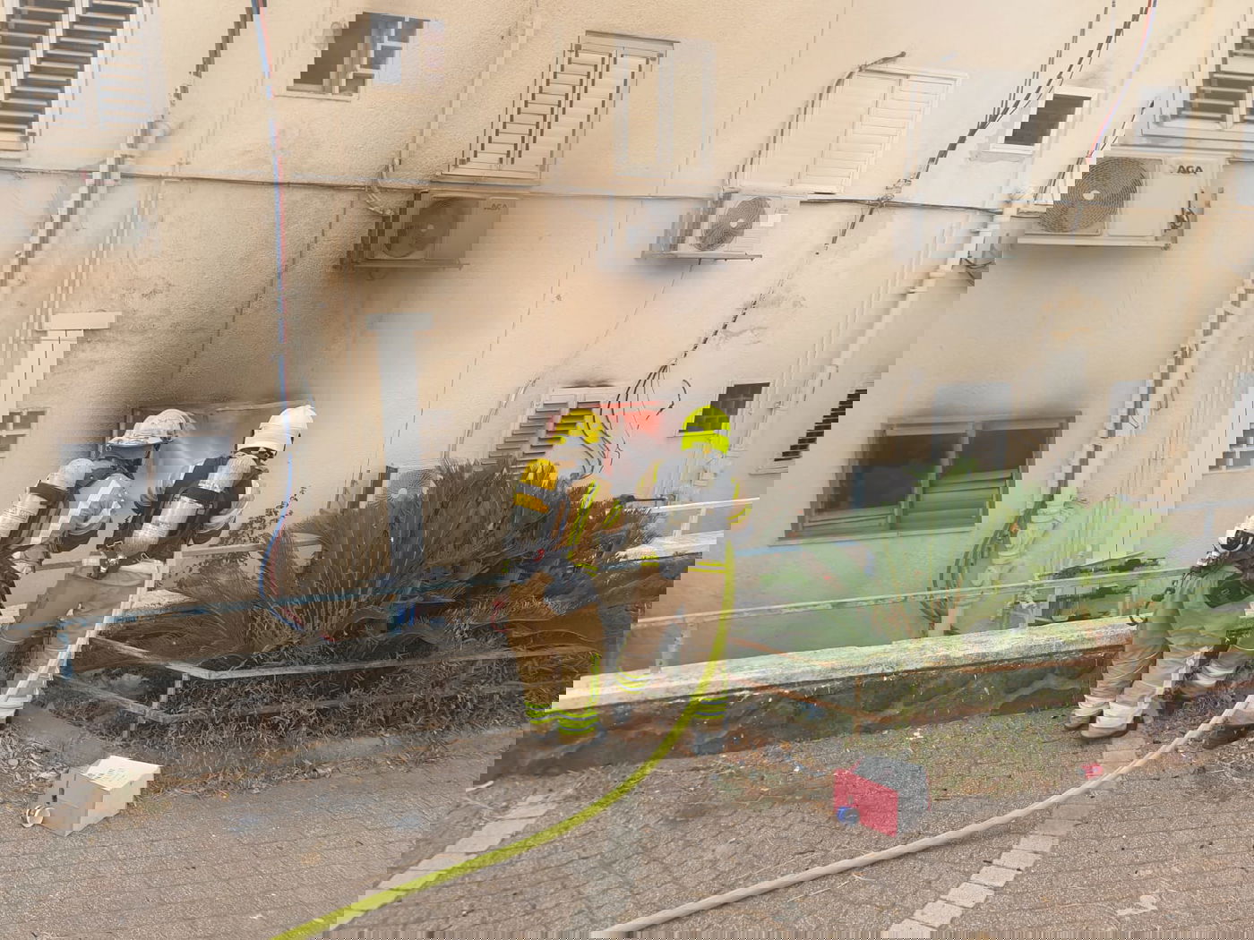 זירת פגיעה ישירה בקריית שמונה | ארכיון