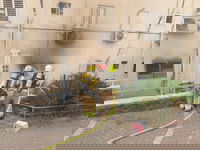 זירת פגיעה ישירה בקריית שמונה | ארכיון