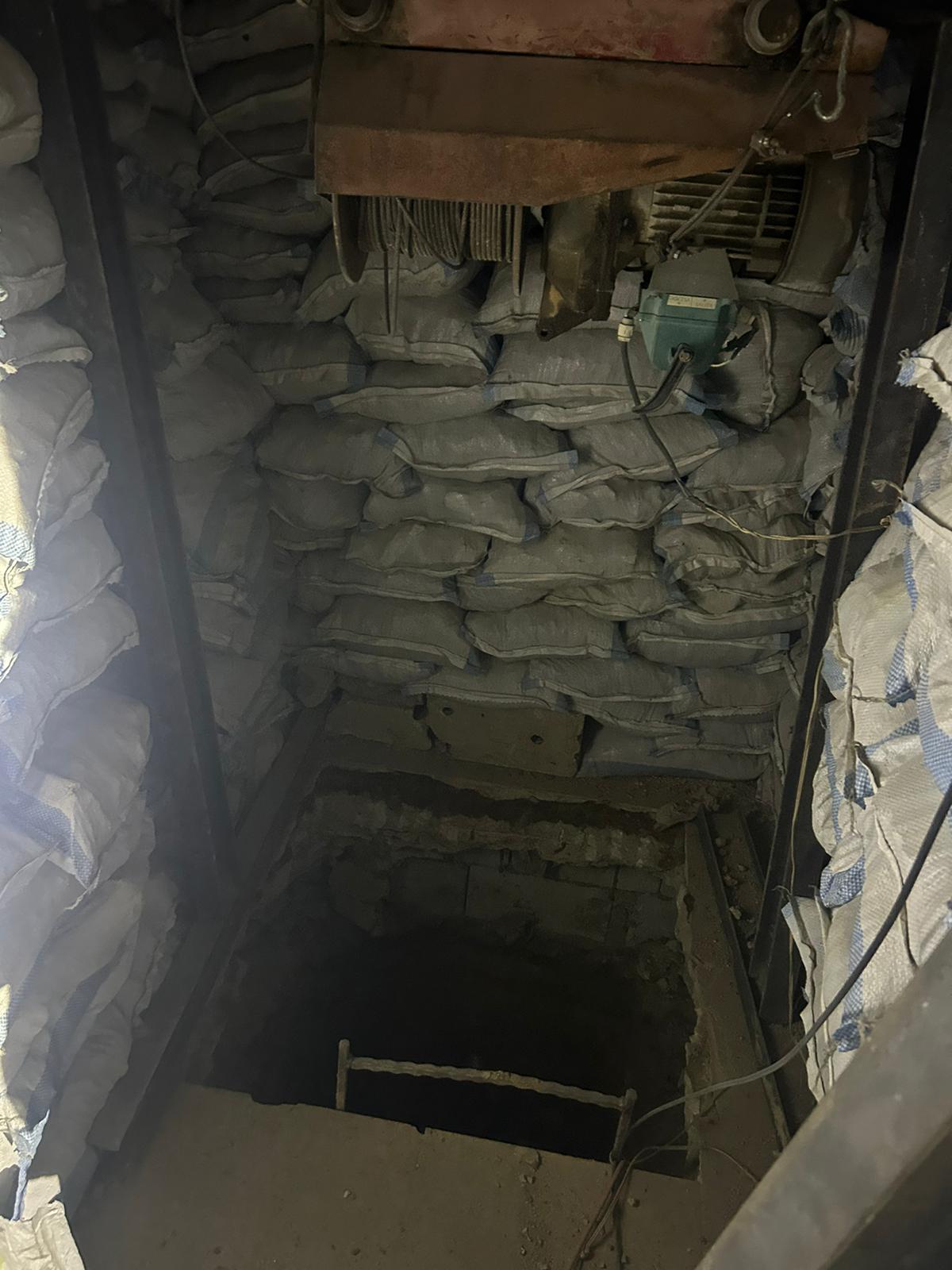 מחסן אמצעי לחימה שאותר בדרום לבנון