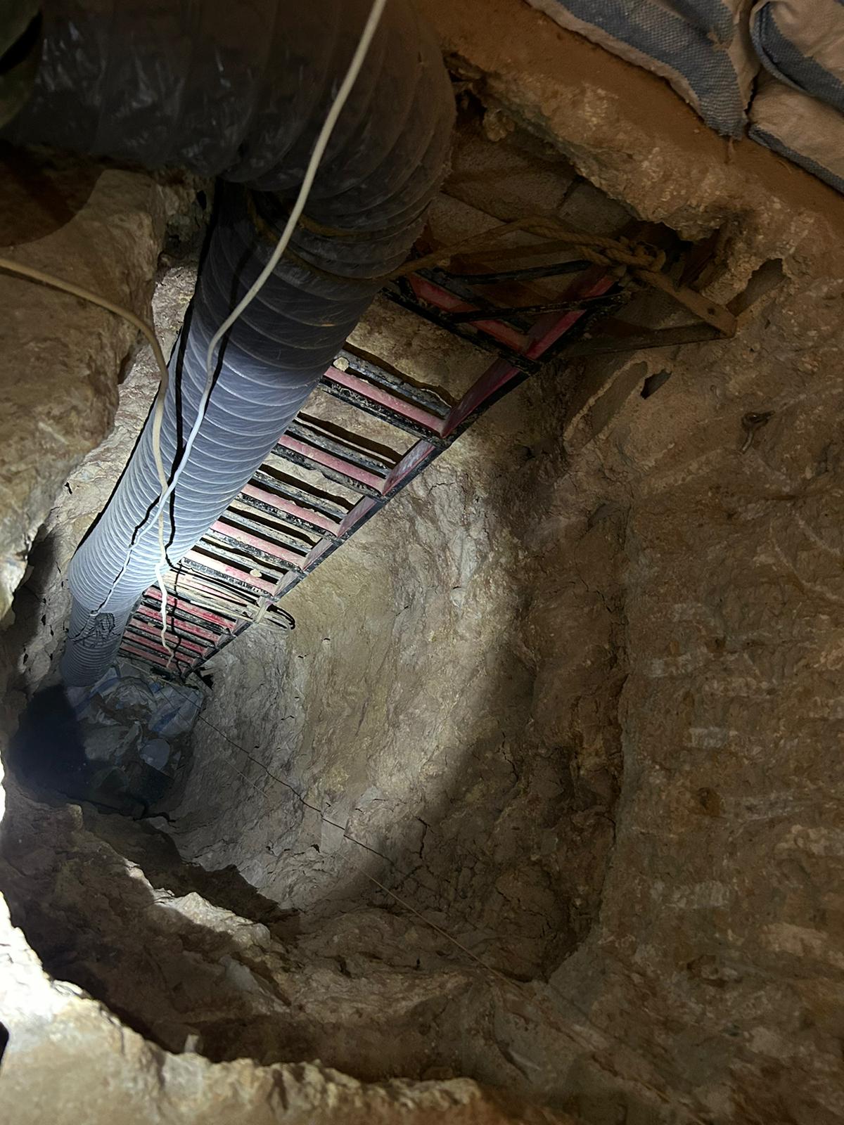 מחסן אמצעי לחימה שאותר בדרום לבנון