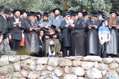 האדמו"ר מתולדות אברהם יצחק בתשליך 