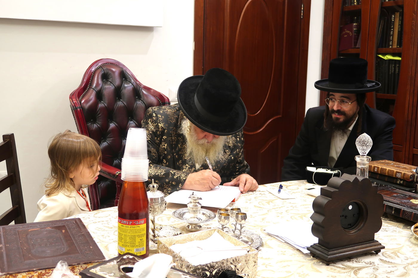 שמחת החלאקה לנכד האדמורי"ם משאץ ויזניץ - לייטשיק