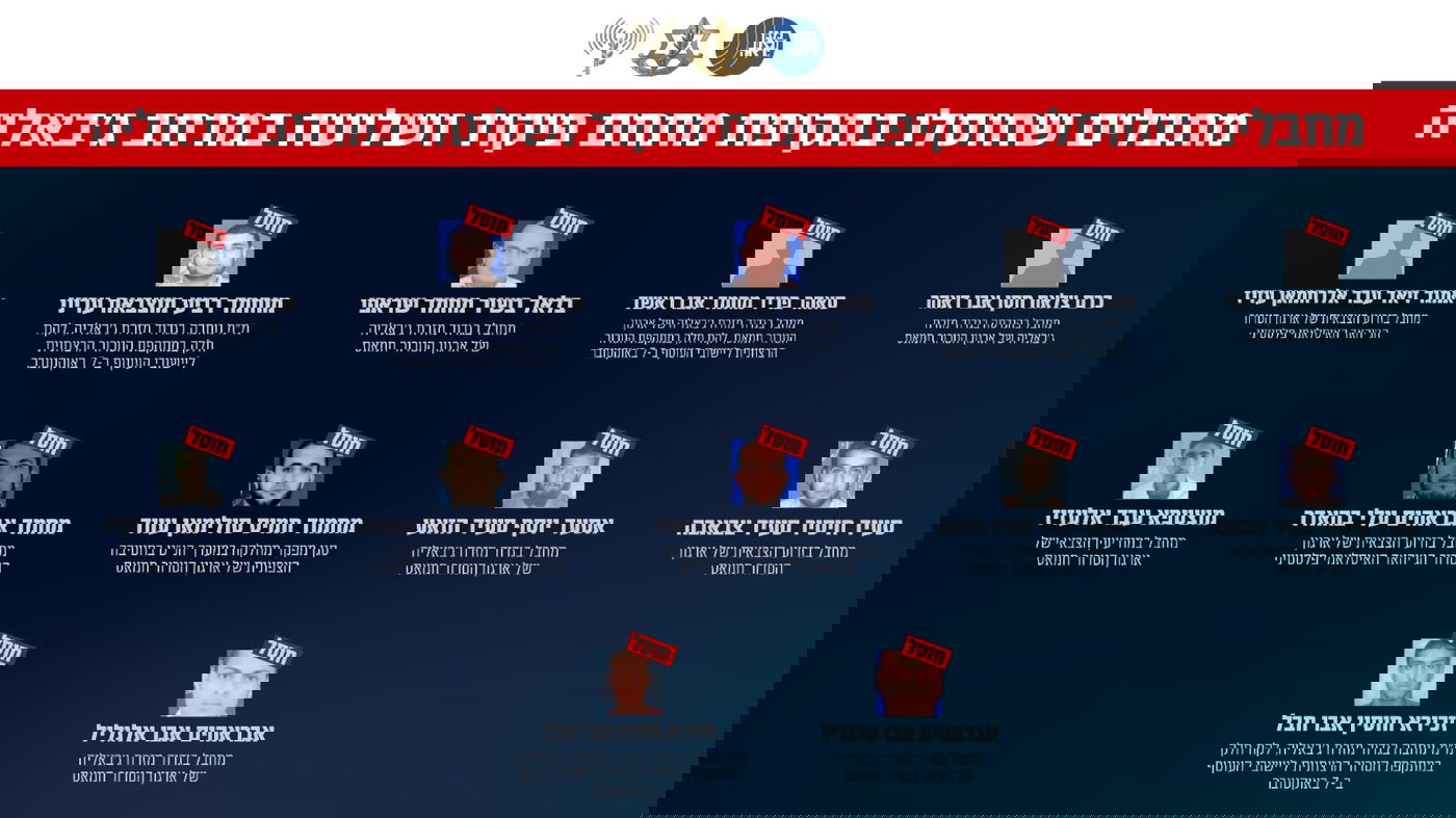 המחבלים שחוסלו