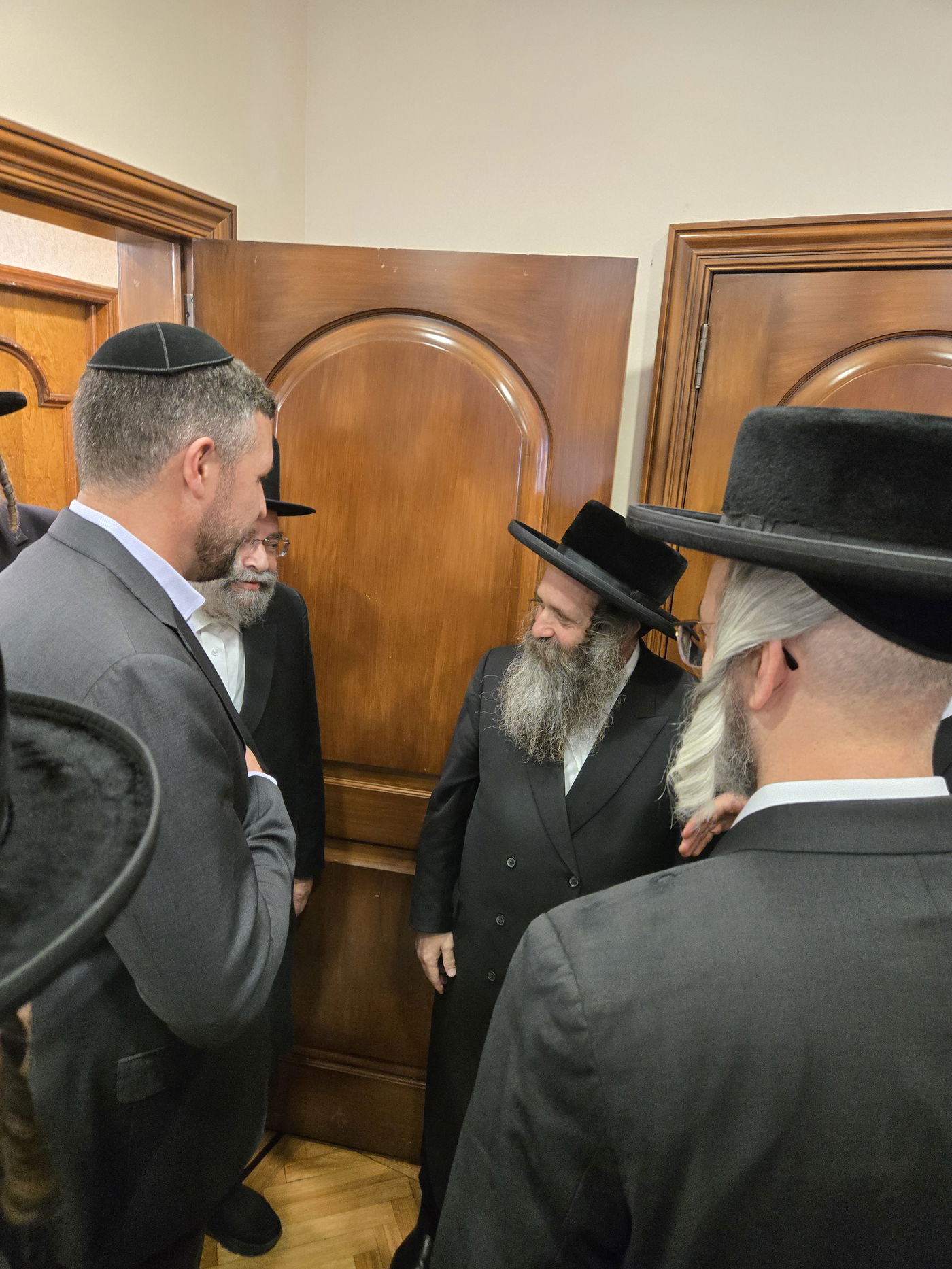 חבר הקונגרס מר פעט רייען בביקור אצל האדמו"ר מסאטמר