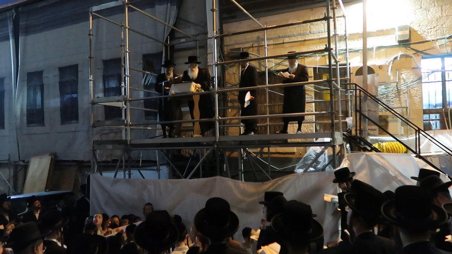 האדמו"ר מנדבורנה ירושלים בתשליך