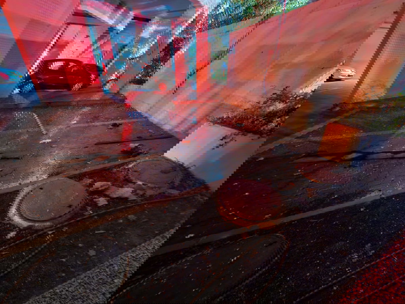 זירת פגיעת הכטב"מ בבית אבות בהרצליה