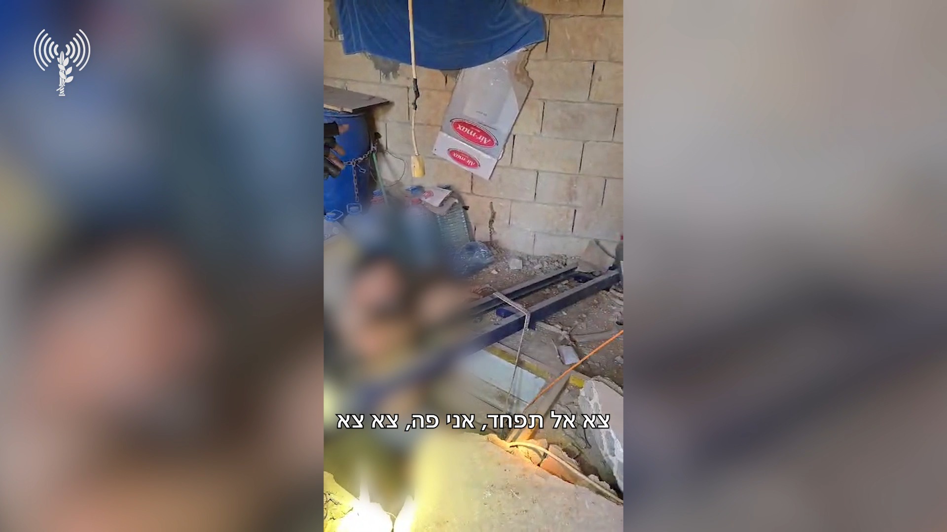 רגעי תפיסת המחבל ומעצרו