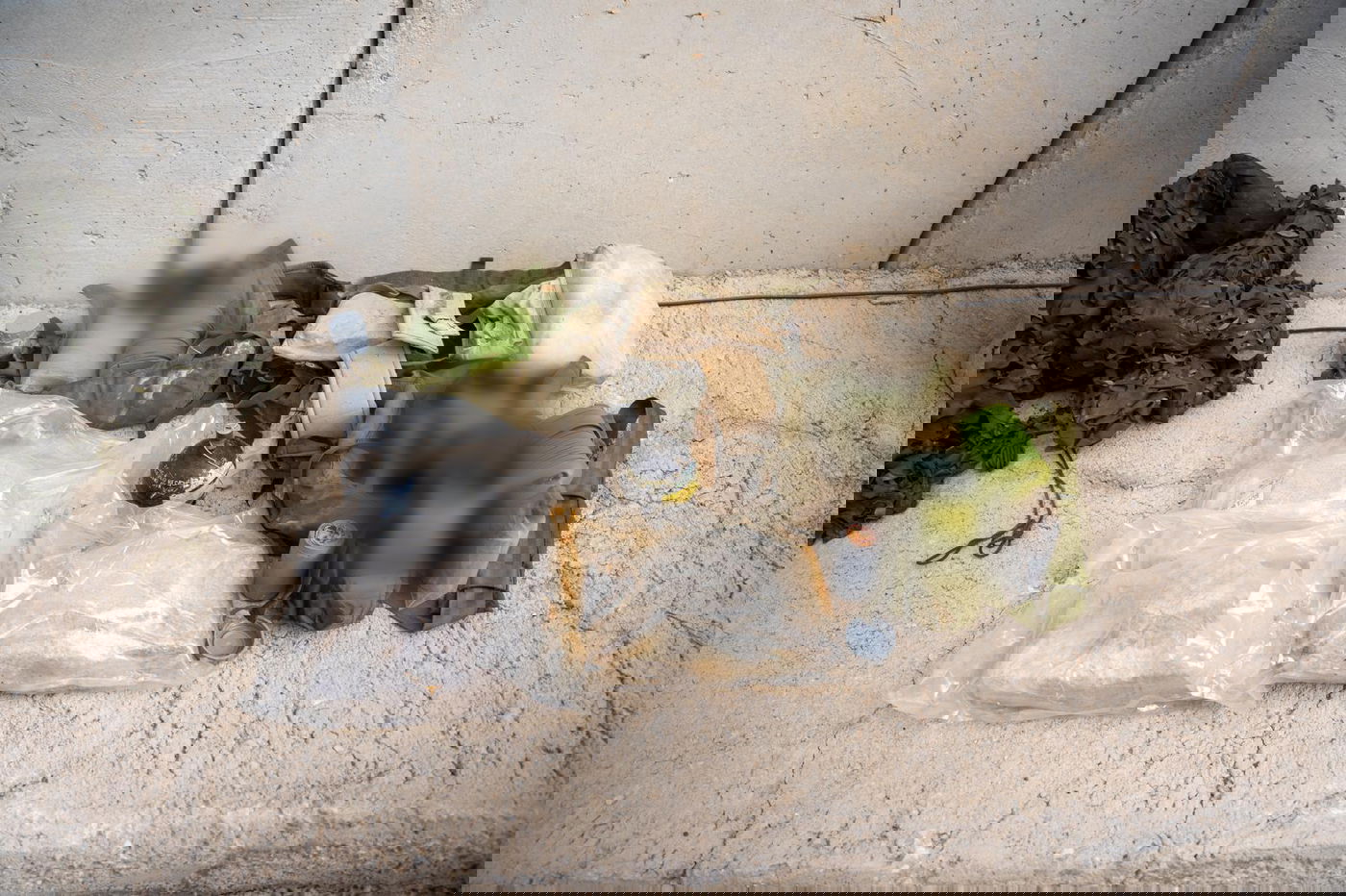 אמצעי הלחימה שאותרו במנהרה