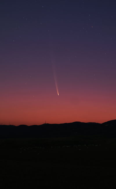 כוכב השביט מעל שמי ברזיל