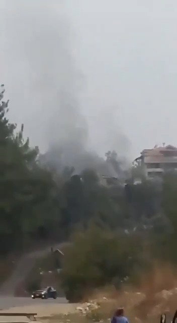 זירת התקיפה בטריפולי שבצפון לבנון