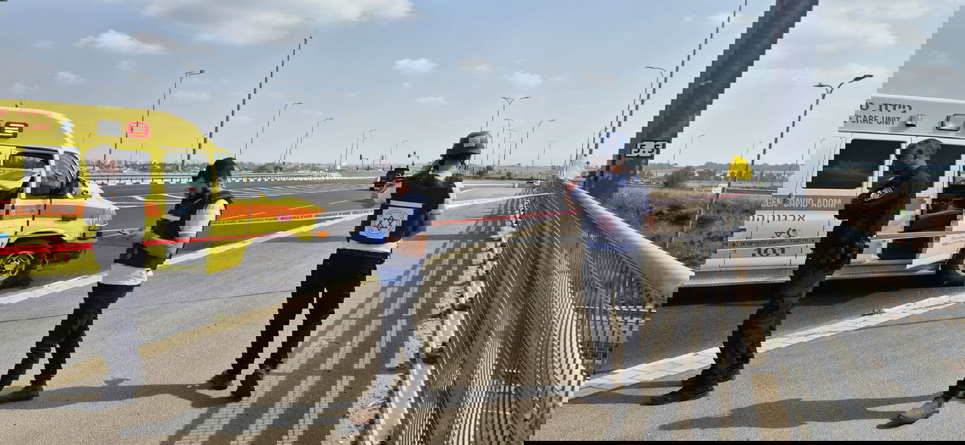 זירת הירי במחלף יבנה