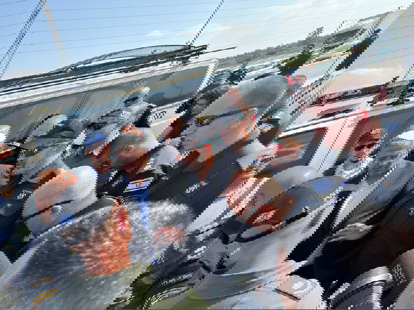 מפכ״ל המשטרה, רנ״צ דני לוי  קיבל סקירה בזירת הפיגוע, לצד השר בן גביר