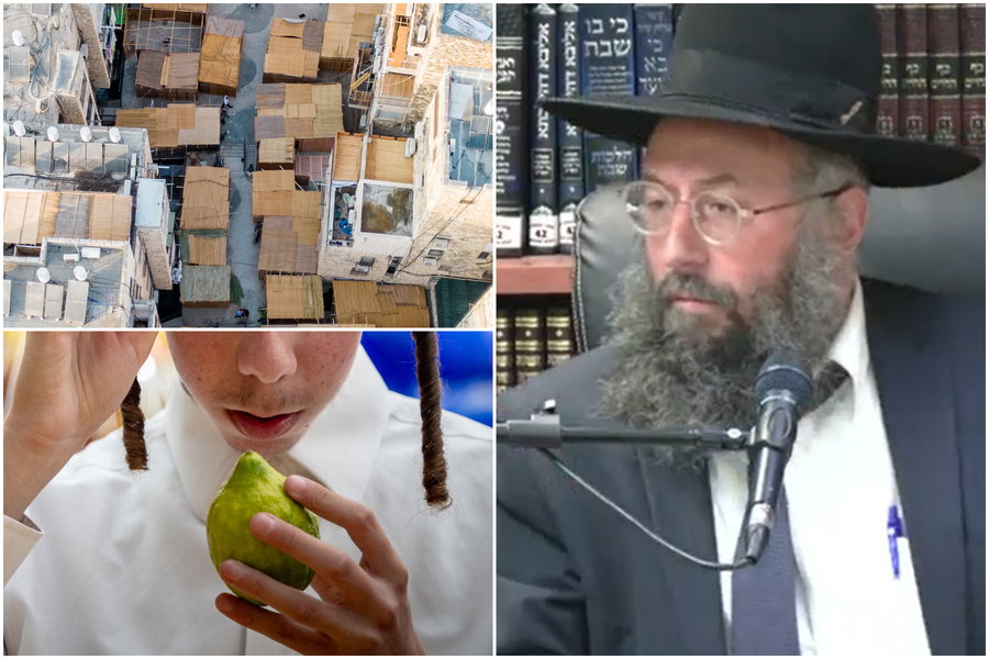 הרב בנימין חותה בשיעור מקיף על הלכות סוכה וארבעת המינים