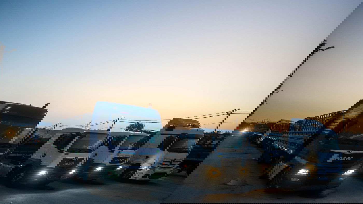 העברת הסיוע היום לעזה