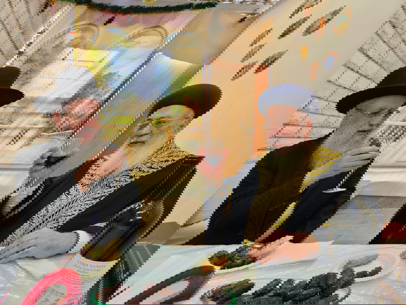 הראש"ל הגרש"מ עמאר עם הראש"ל הגר"ד יוסף בביקור חג