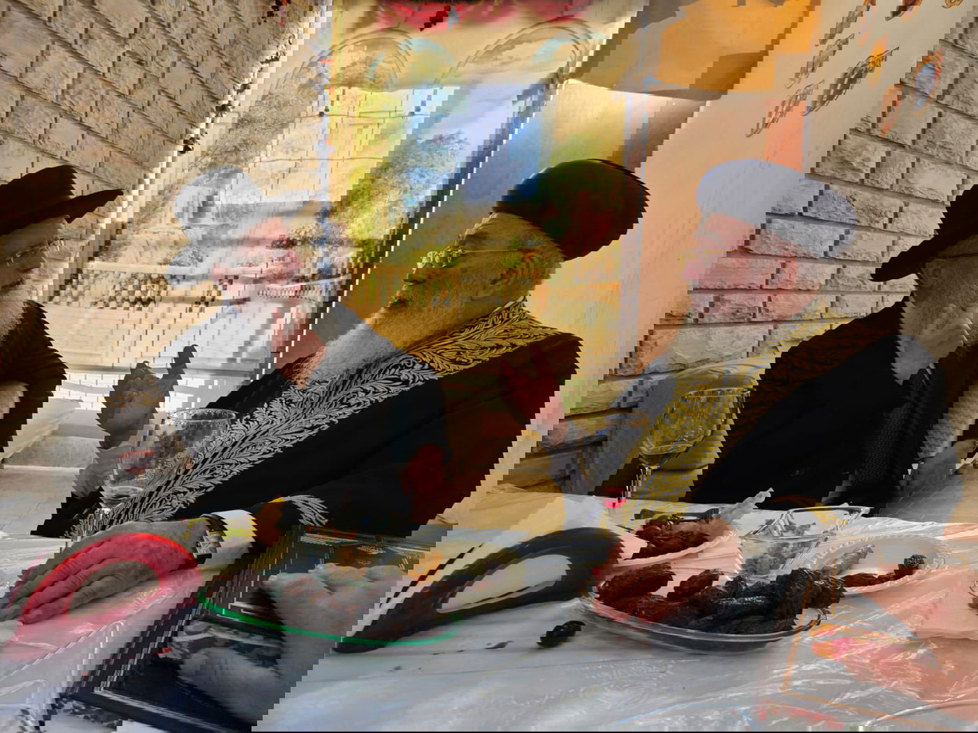 הראש"ל הגרש"מ עמאר עם הראש"ל הגר"ד יוסף בביקור חג