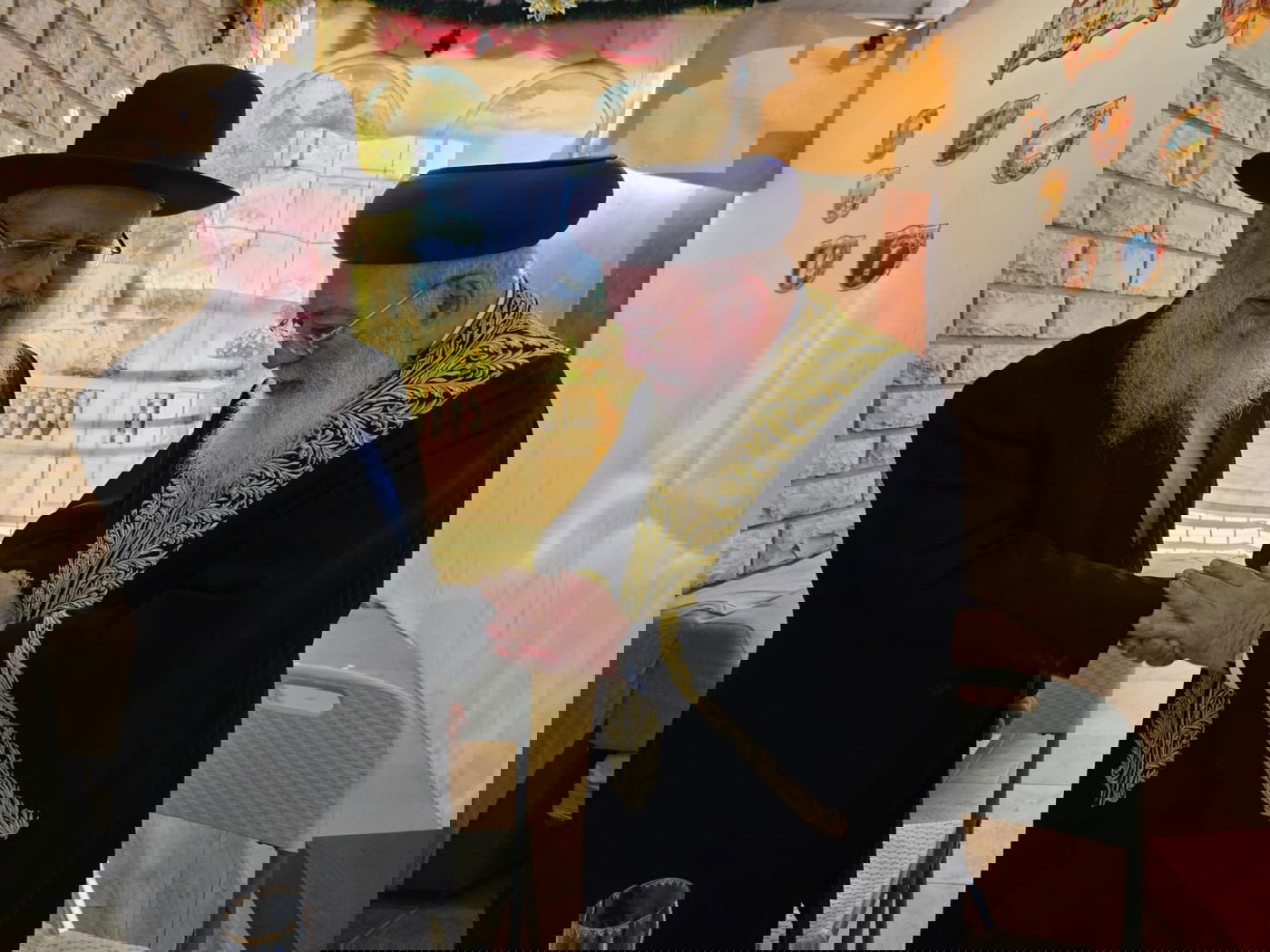 הראש"ל הגרש"מ עמאר עם הראש"ל הגר"ד יוסף בביקור חג