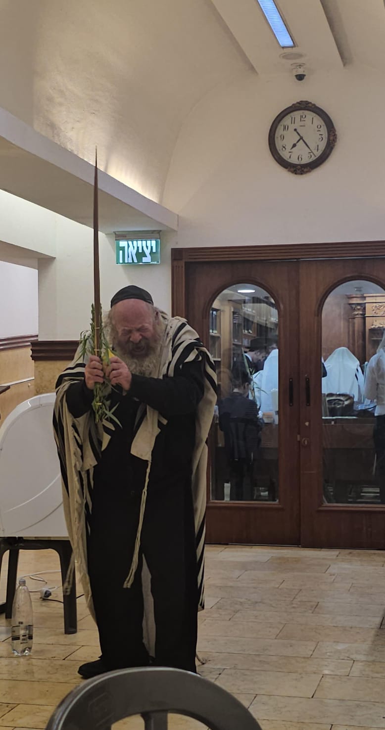 המקובל רבי יעקב עדס בנענועים בקבר רחל