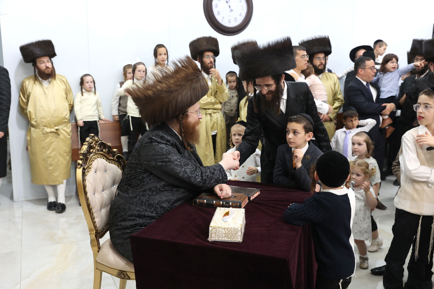 שמחת בית השואבה עם האדמו"ר מספינקא בית שמש ברמת בית שמש ד' 3