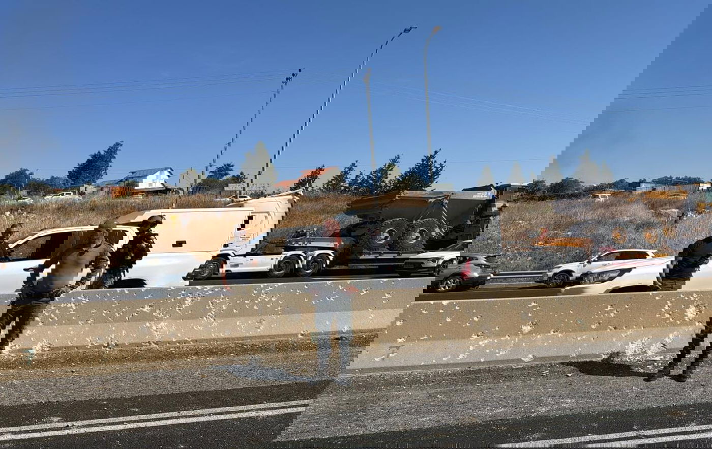 תמונה מחסימת ציר 90