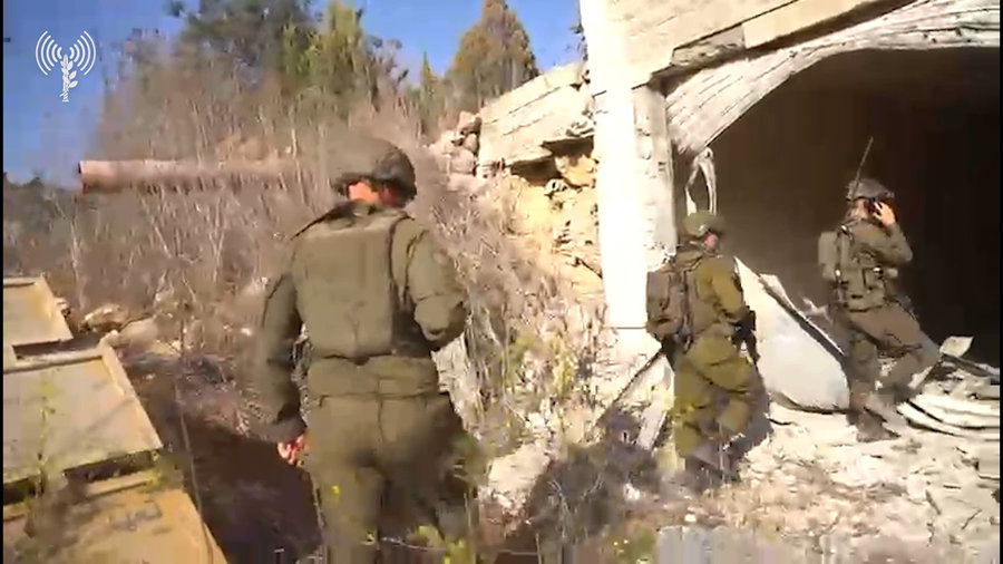 צפו בפעילות לוחמי חטיבת גולני בדרום לבנון