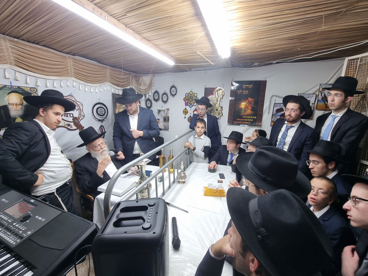 שמחת בית השואבה אצל הגאון רבי בנימין אלישיב 