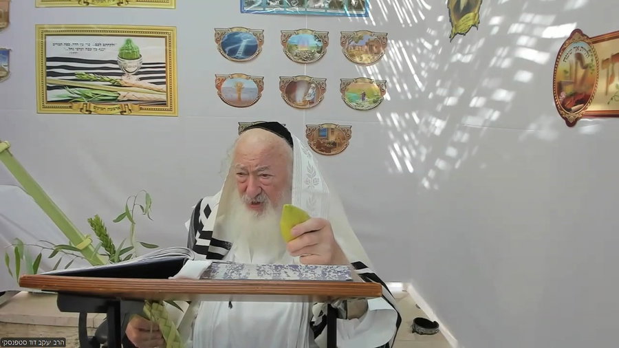 הרב יעקב דוד סטפנסקי בשיעור על מסכת עירובין