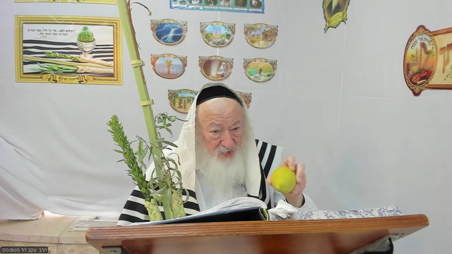 הרב יעקב דוד סטפנסקי בשיעור על מסכת עירובין