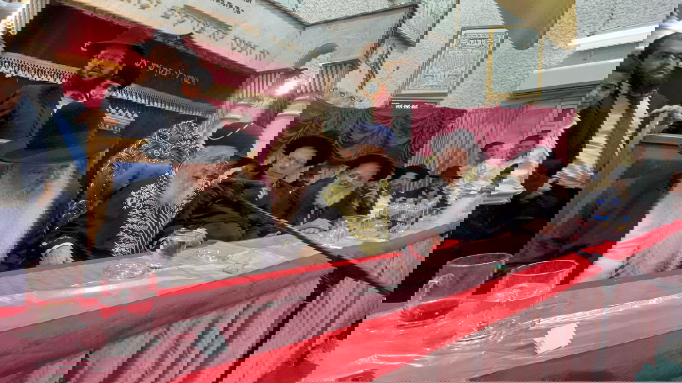 הקבלת פני רבו בישיבת 'אור דוד'