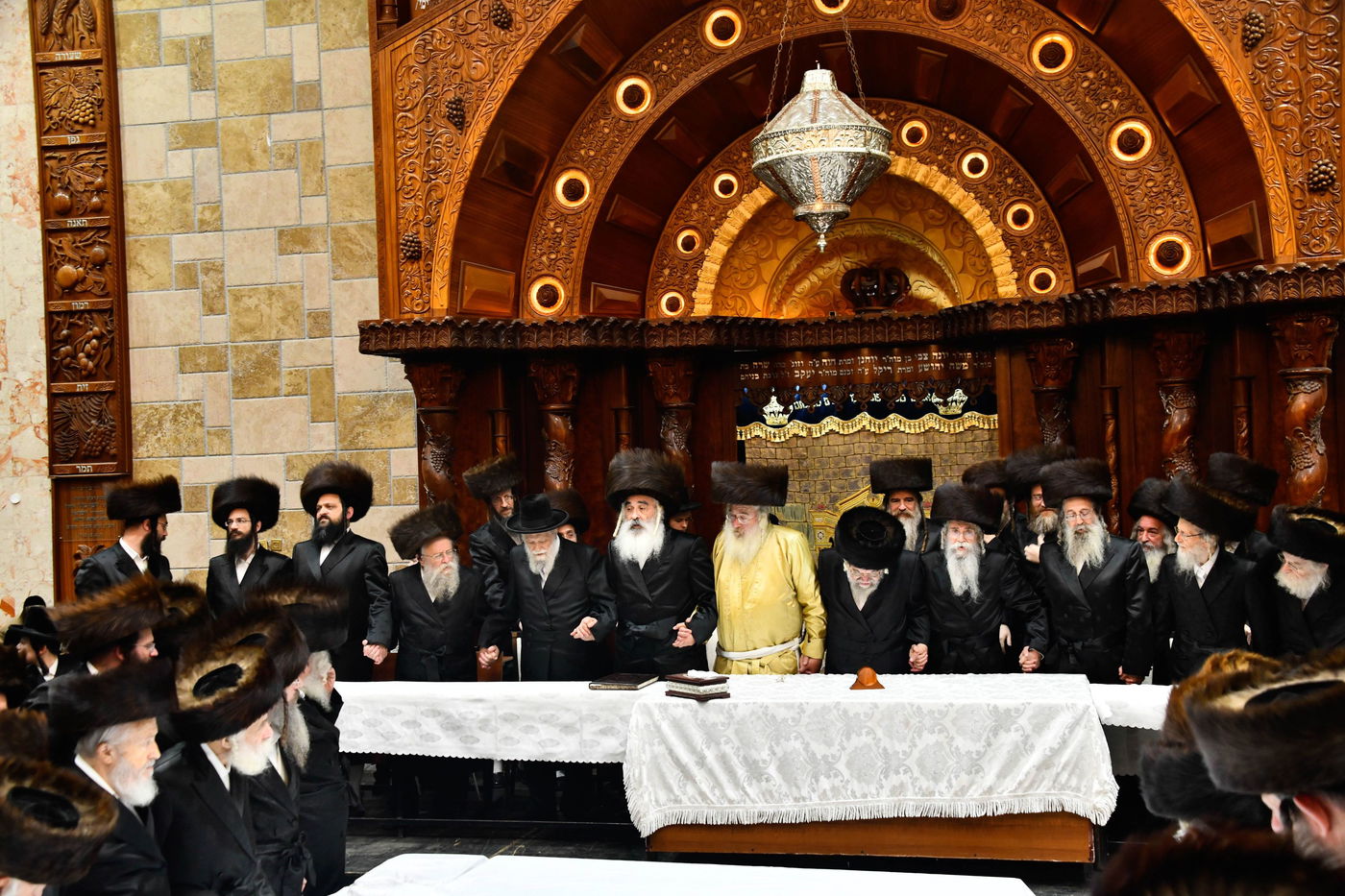 חול המועד סוכות בחצה"ק דושינסקיא