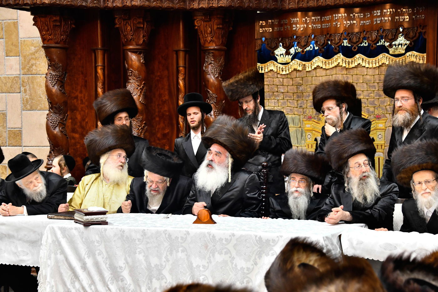 חול המועד סוכות בחצה"ק דושינסקיא