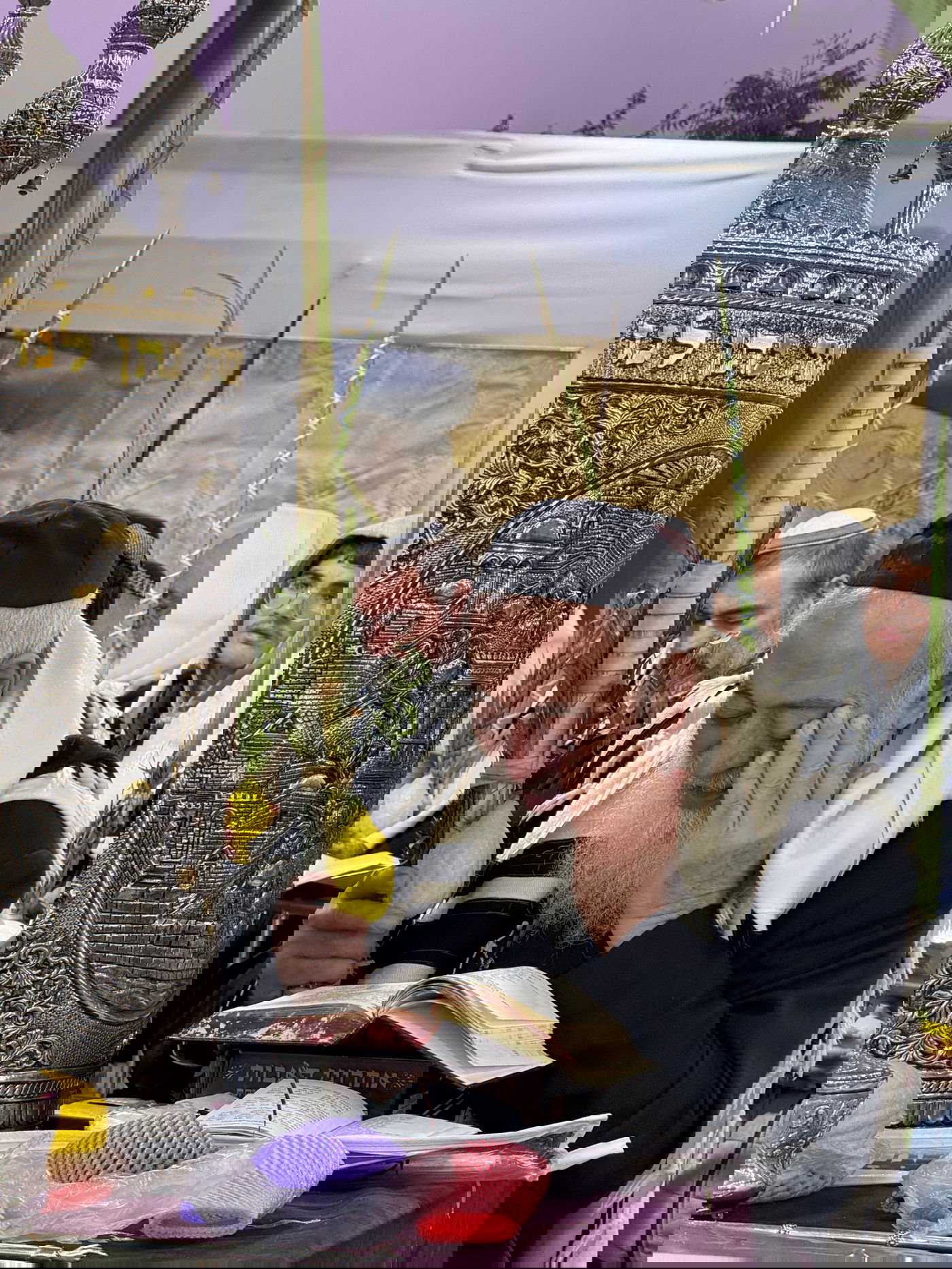 הראשל"צ הגרש"מ עמאר בהושענות וחיבוט הערבה | צפו