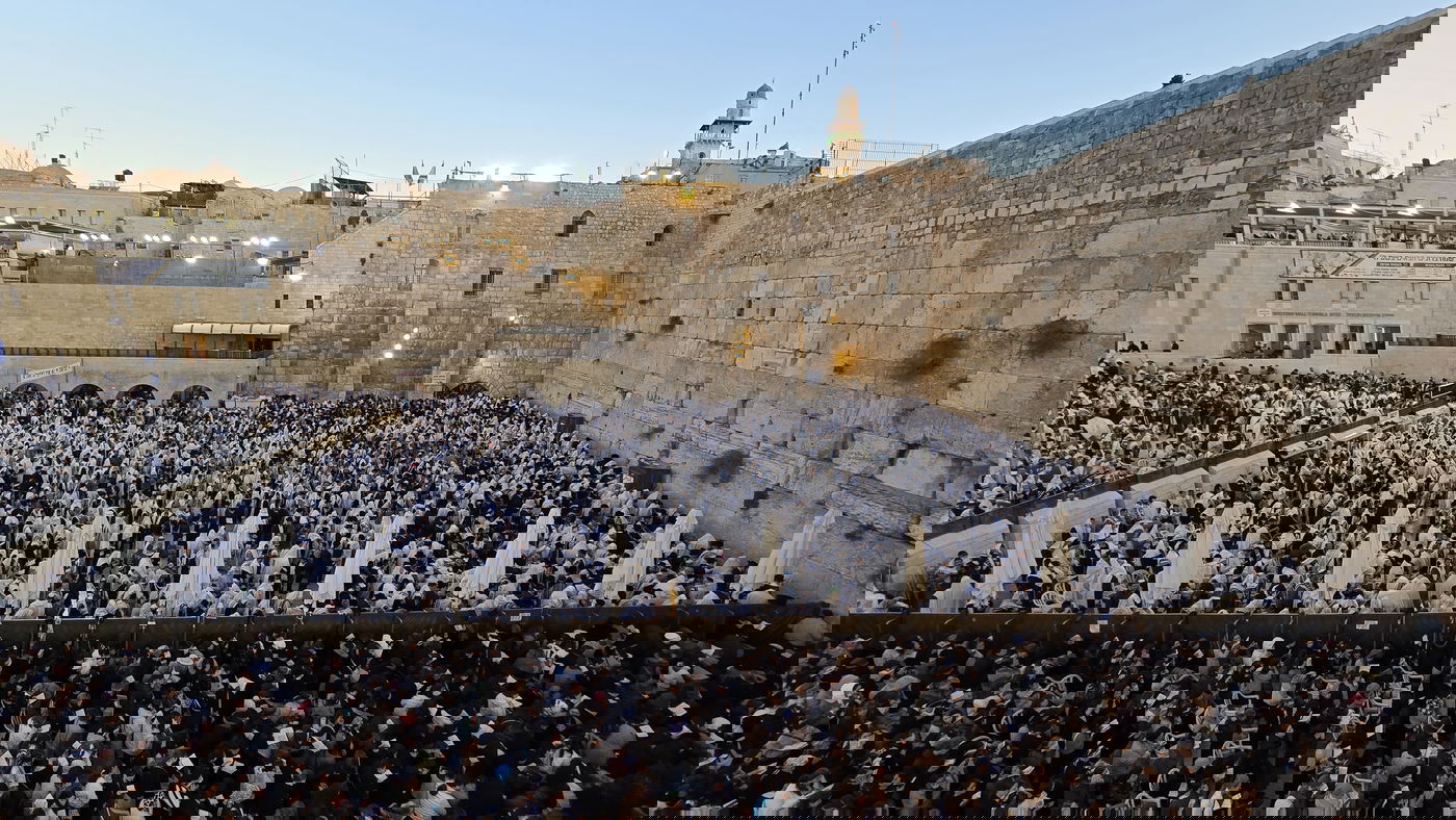 תפילת שחרית בכותל המערבי, הושענא רבה תשפ"ה