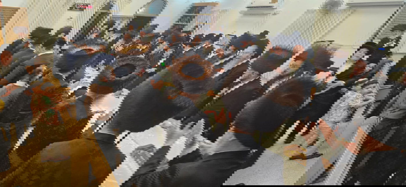 חג הסוכות ושמחת תורה בחצה"ק ז'ימגראד 