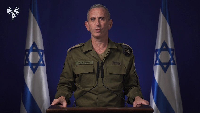 "אין שינוי בהנחיות" | צפו בהצרת דובר צה"ל דניאל הגרי בליל שבת