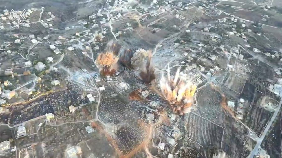צפו בפיצוץ המטורף בלבנון שהפעיל בישראל התרעות על רעידת אדמה