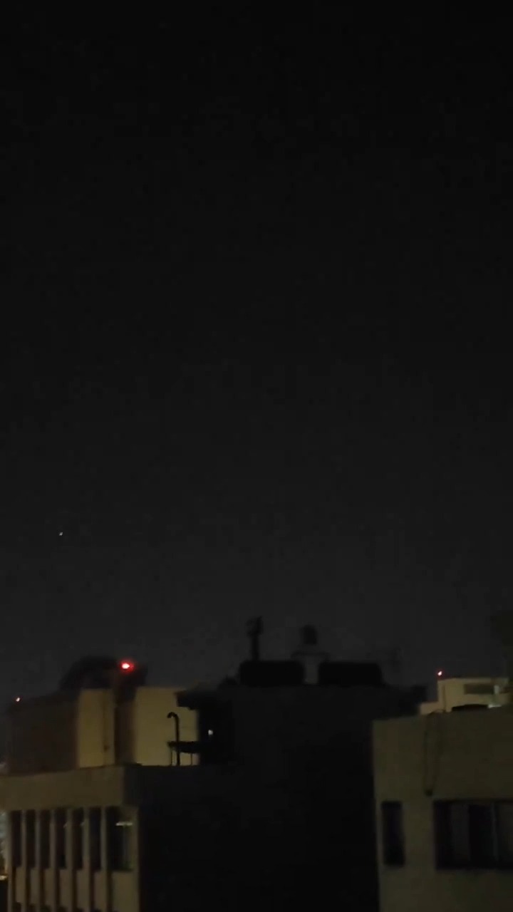 ניסיונות יירוט בשמי איראן בליל שבת