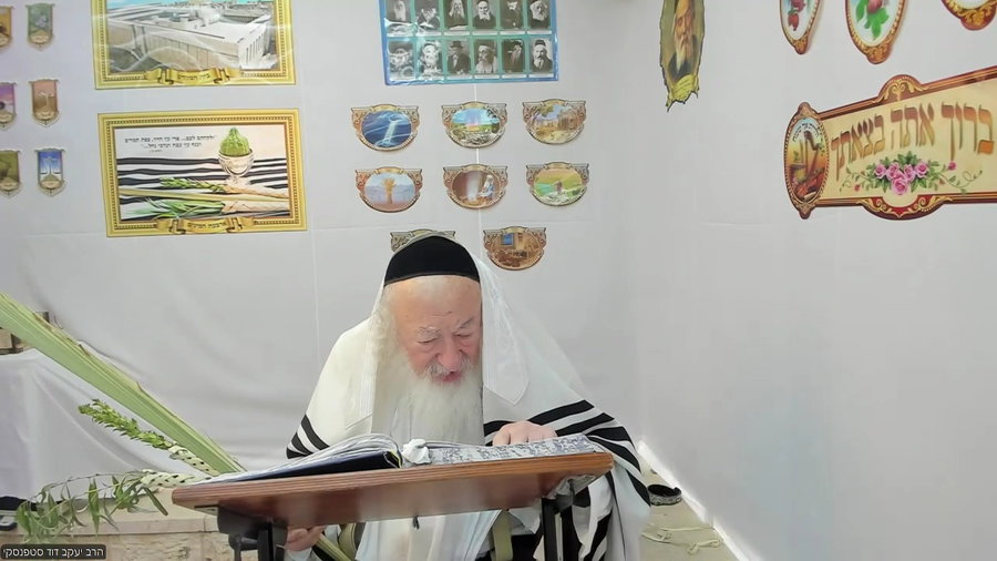 הרב יעקב דוד סטפנסקי בשיעור על מסכת עירובין