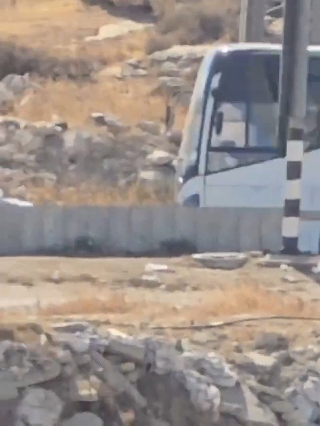 זירת נסיון הפיגוע בחיזמא